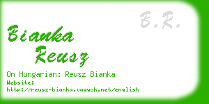 bianka reusz business card